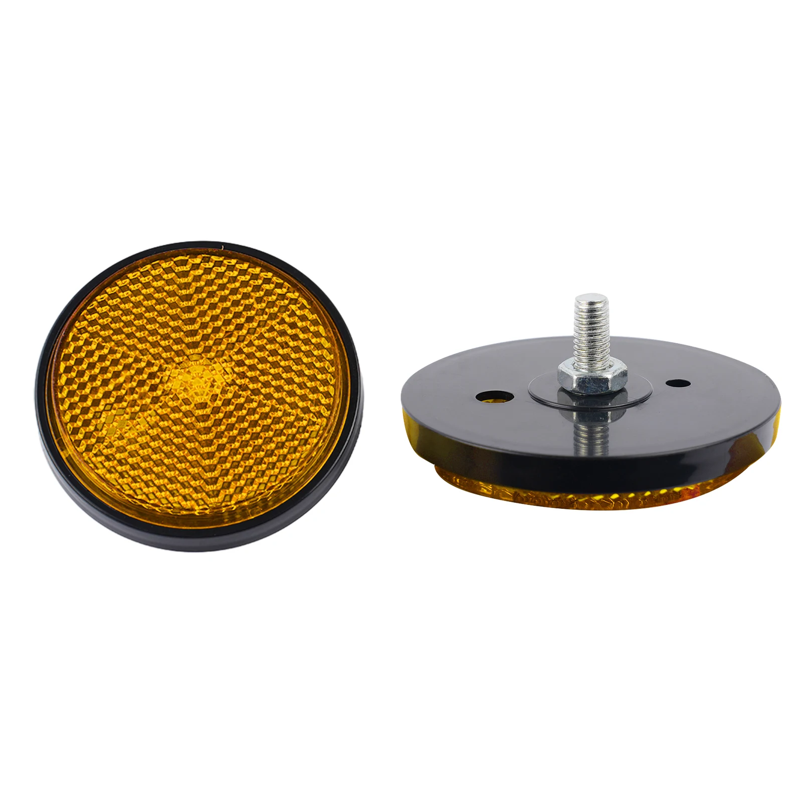 Circular Reflector Car Universal Trucks Motorcycle Night Reflector Safety Refraction Light MOTO Lighting Parts 2pcs motorcycle accessories car led lights night reflector