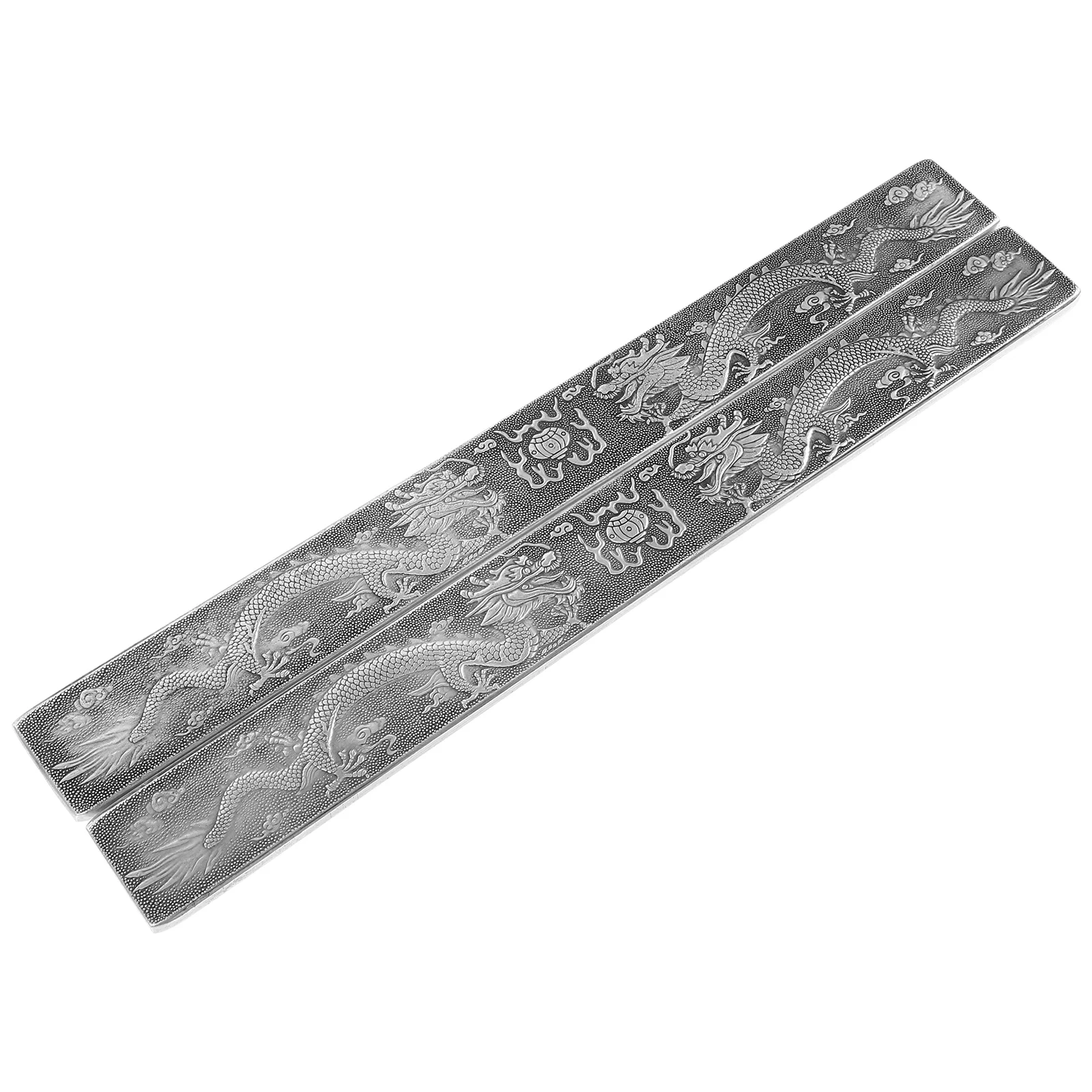 

1 пара бумажных орнаментов, Китайская каллиграфия, практика Paperweight серебряное пресс-папье