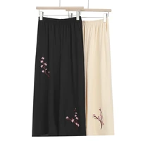 Plus Size Straight Leg Pants Women's Elastic Waist Loose Pants New 2024 Street Women's Casual Clothing Home Trousers - Image 5