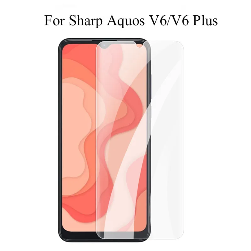 Для Sharp Aquos V6 Plus V6Plus + защита для экрана 2.5D Закаленное стекло SHARP AQUOS HD прозрачное