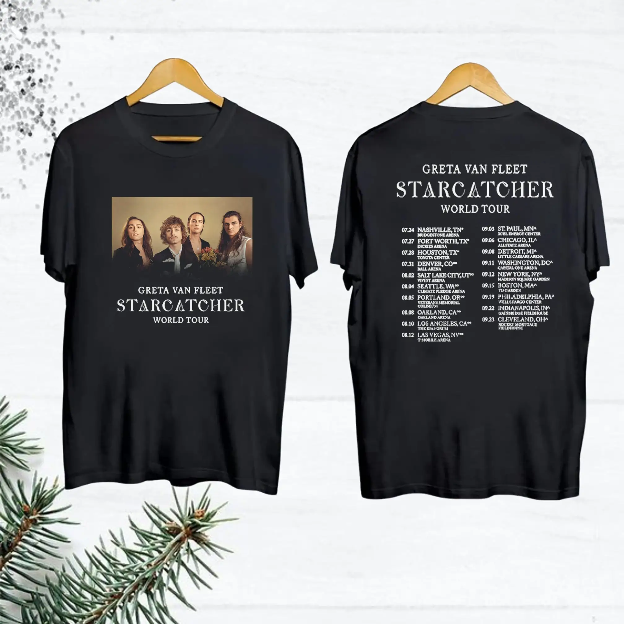Greta Van Fleet Starcatcher World Tour T Shirt Concert