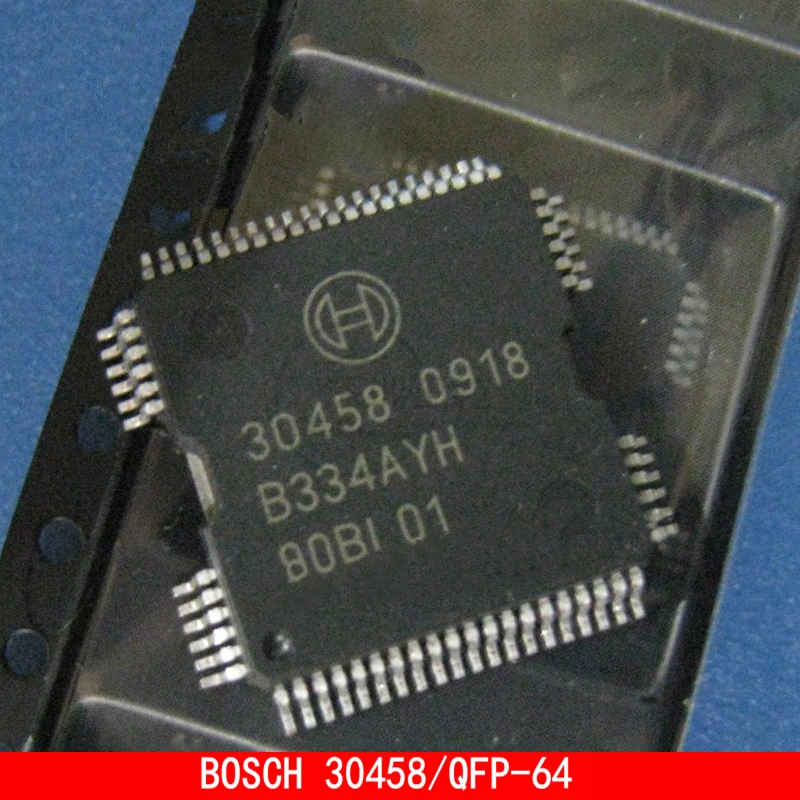 1-5PCS 30458 QFP-64 Main relay control drive chip of diesel engine computer board 1 5pcs buk9y19 55b 91955b sot669 high voltage common rail computer board fragile chip diesel electric chip