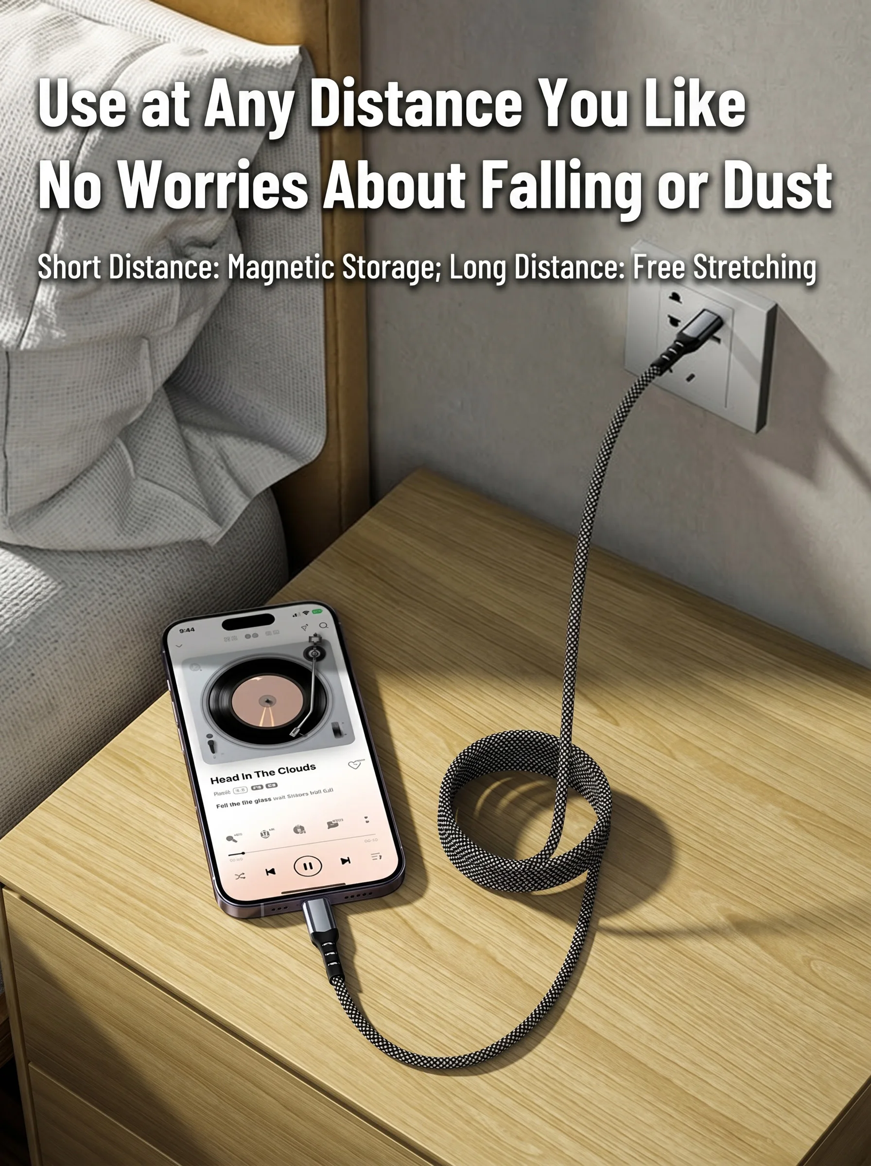 ASUS 60W Magnetic USB-C to Lightning Fast Charging Braided Cable