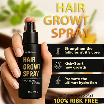 Halogrow Hair Grow Spray Siero veloce Spray Anti perdita di capelli Prevenire la calvizie Prodotti per la cura dei capelli di bellezza del cuoio capelluto