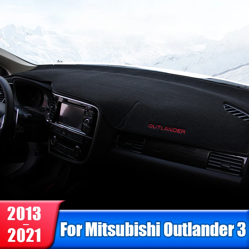 

Car Dashboard Cover Mat Sun Shade Carpets For Mitsubishi Outlander 3 2013 2014 2015 2016 2017 2018 2019 2020 2021 Accessories