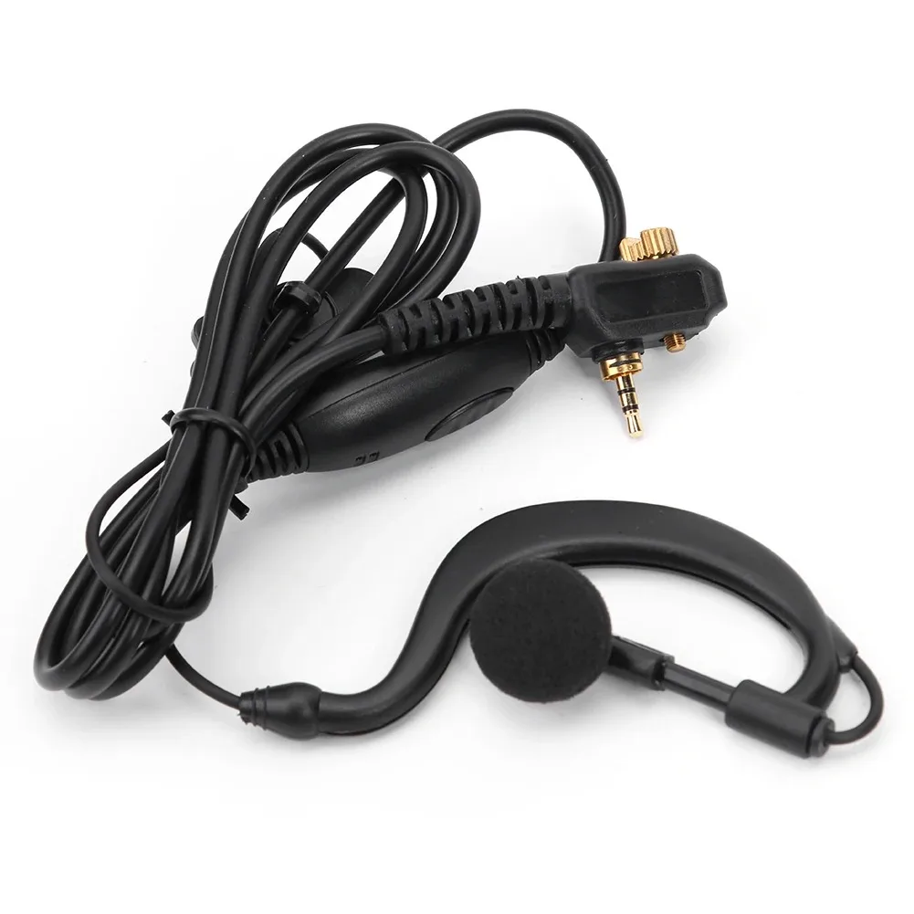 

1Pin G Shape 2.5mm Ear Hook Earpiece Headset w/PTT Mic for Motorola MTH600 MTH650 MTH600 MTH800 MTH850 MTP850