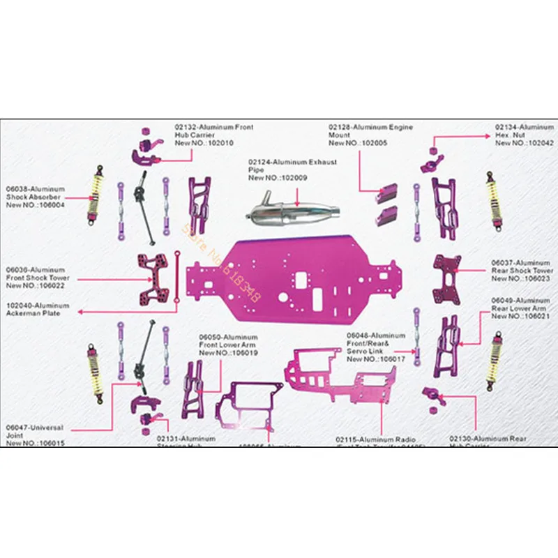 RCHSPTyrannosaurusPartsListUpgradeAccessories110ScaleModels