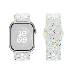 Premium Silicone Sports Watch Strap - Durable Rubber Band for Enhanced Comfort and Style (01 white)