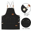 Custom Apron Logo Design Work Waiter Apron Waterproof Bubble Cafe BBQ Shop Nail Salon Man Women`s Kitchen Apron Personalized 5