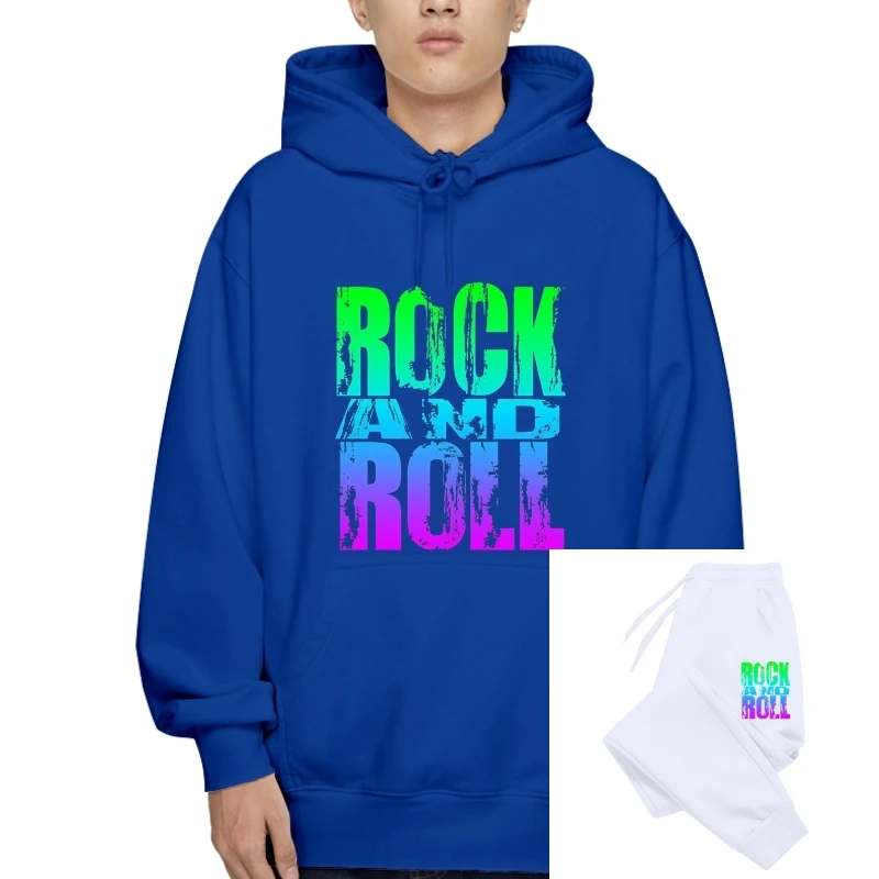 

80's Rock And Roll SweaHoody Sweatshirt Hoodie With Bright Neon Colours New Mens Spring Summer Dress Warm Casual