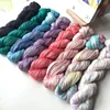 1 piece 50g Handpainted  Lotus Yarns Silk 8 Soft Shiny Lace Weight Yarn, Cool and Skin Friendly  Summer Yarn 1