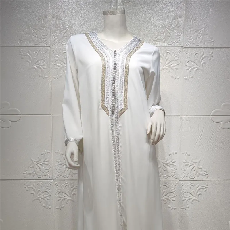 Ropa De Mujer Envio Gratis Muslim Sets New Style Clothing Large-swing Long Skirt Two-piece Robe Ramadan Woman Dubai AbayaTurkey