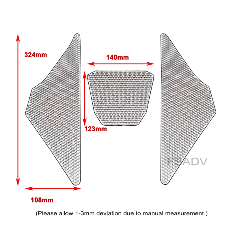 PARASERBATOIO 3D PROTEZIONE SERBATOIO Compatibile Per MOTO R1200R BMW R 1200 R - Foto 6