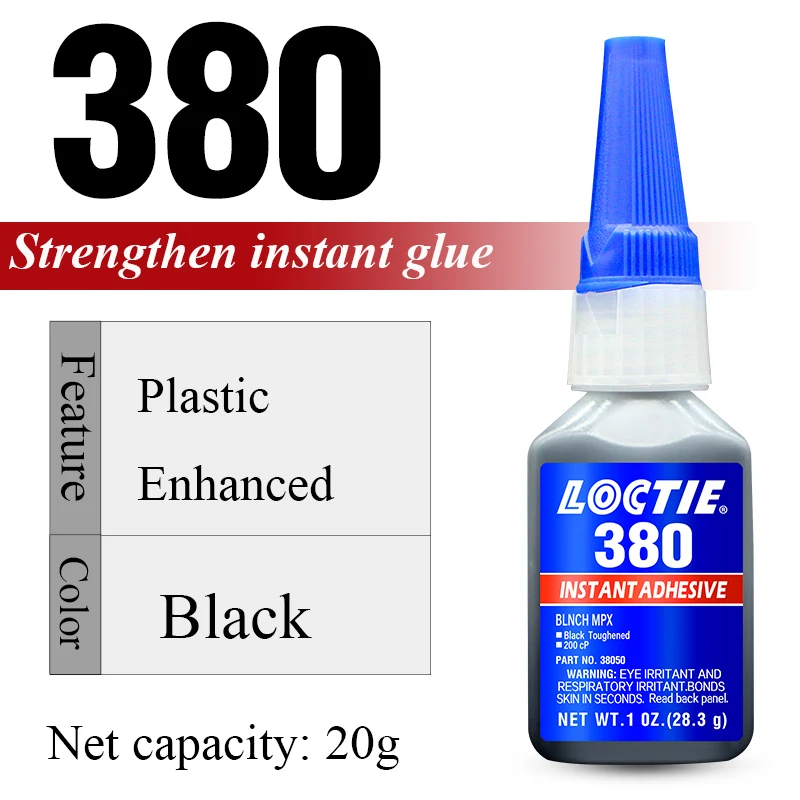 Instant Dry Glue Enhanced 20g Loctite 380 High Temperature Resistant  Adhesive Metal Rubber