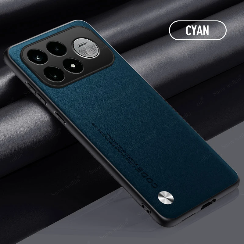 Luxury PU Leather Shockproof Silicone Phone Case Cover