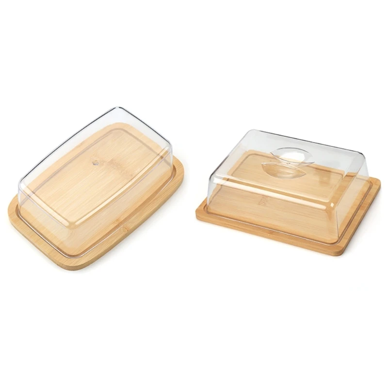 Butter Holder Tray with Lid Convenient Butter Dish Storage Box for Countertop