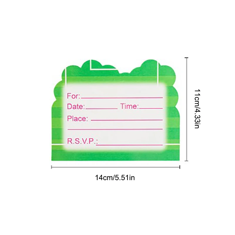 10pcs Green Football Invitation Card Event Party Wedding Greeting Card Boy Birthday Party Paper Thank You Accessories greeting cards thank you cards wedding invitations
