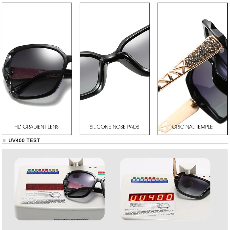 نظارات شمسية للسيدات بألوان ماسية من AOWEAR