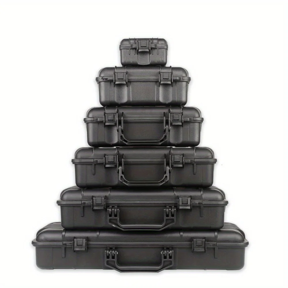 Waterproof Hard Carry Tool Case Organizer Storage Box tool storage box storage organizer box Camera Photography Sights Safety Protector Instrument Tool Box with Sponge