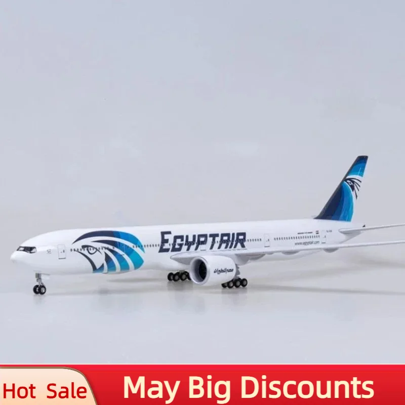 Новинка 47 см 1/157 масштаб 777 B777 летательный аппарат модели летательных аппаратов Египет Air Airlines со стандартным шасси и отлитым под давлением пластиковым полимерным самолетом