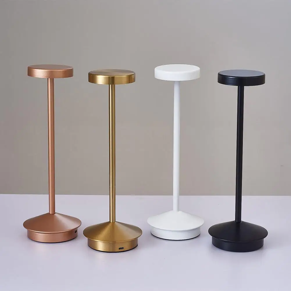 

Led Table Light Eye Protection Usb Rechargeable Stepless Dimming Touch Led Desk Lamp Bedside Lamps