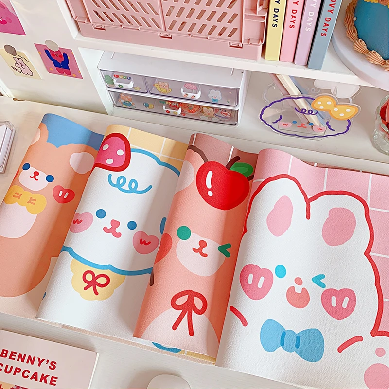 

Cute Rabbit Mouse Mat Table Mat Desk Decoration Desk Mat Computer Keyboard Mat Cartoon Thermal Insulation Waterproof Sweet