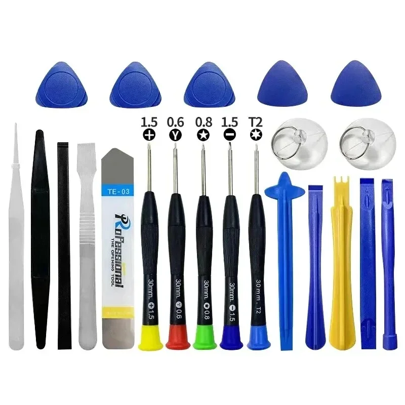 Kit Professionale 26 in 1 per Riparazione Cellulari, Cacciaviti con Leva per Apertura Schermo e Ventosa per iPhone Samsung Xiaomi - Image 3