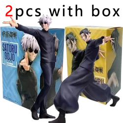 Japanese Anime Jujutsu Kaisen Gojo Satoru Collectible Figure - 17cm PVC Statue Toy Gift (2pcs with box)