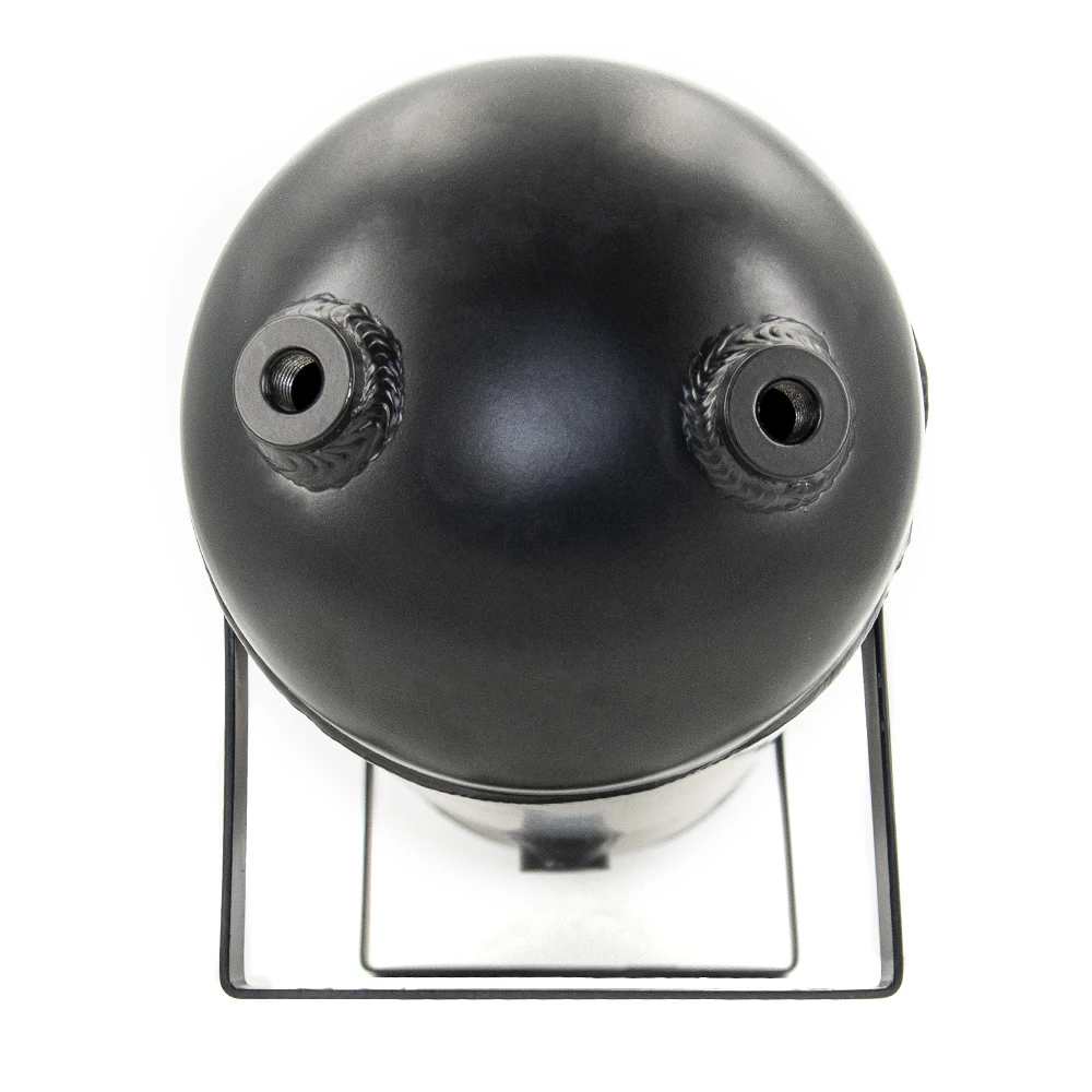 3 Gallon 4 Gallon 5 Aluminum Air Cylindern Black Air Tank Pneumatic Suspension Tank Horn 1/4 NPT Holes air tank