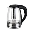 ZOKOP 1800W/1.8L Electric Glass Kettle with Infuser, LED Light, Auto 5 Minutes Shut-off, Boil Dry, Overheat Protection, BPA-Free 1