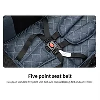 Poussette de luxe 3 en 1 avec siège auto et nacelle, poussette légère pour bébé, landau haute position, poussette multifonction réglable, poussette de voyage facile à plier, compacte, portable, sûre, confortable, élégante, parfaite pour les voyages, landau pour bébé 6