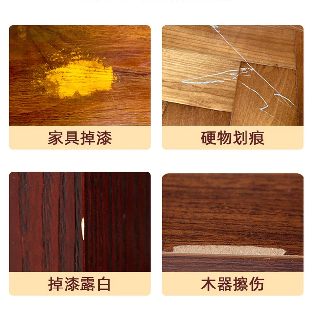 Haile-Juego de rotuladores de reparación de madera para reparación de  muebles, marcadores de lápiz de retoque y palos de cera, para arañazos,  bolígrafos de pintura de reparación de madera - AliExpress