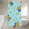 Cute M-minions Towel Quick Drying Pure Cotton Polyester Thick Bath For Children Adults Sports Travel Swimming And Surfing Towels 5