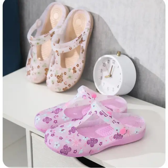 Breathable Women's Mules Clogs Slippers Soft Bottom Flower Garden Shoes - Image 5