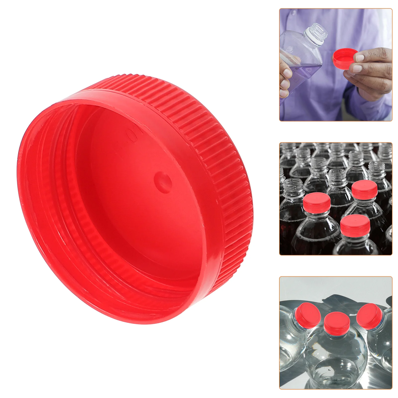 

100pcs Reusable Plastic Bottle Caps Bottle Lids Plastic Bottles Lids Water Bottle Caps for Crafts