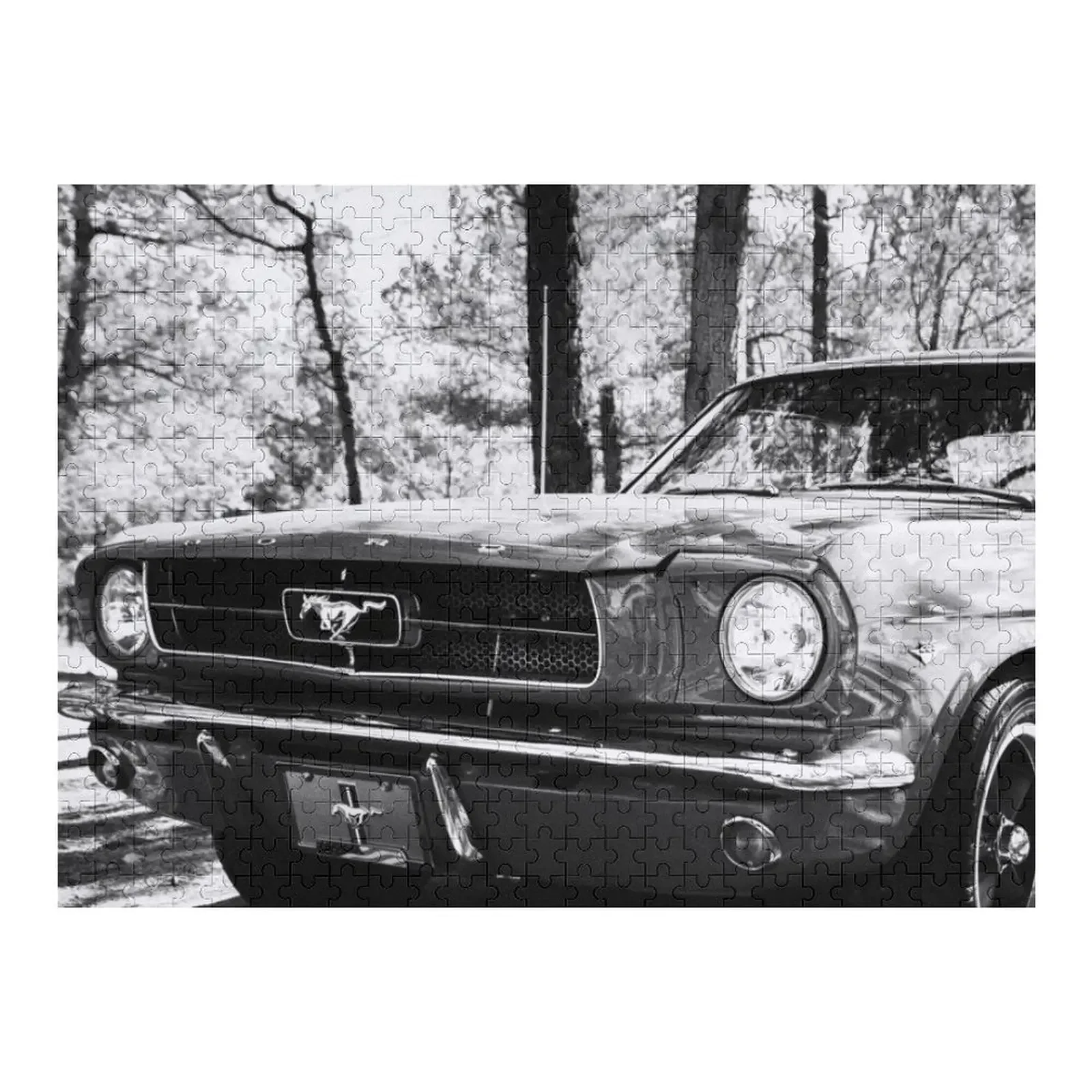 

Presence of a Mustang Jigsaw Puzzle With Photo Wood Name Puzzle