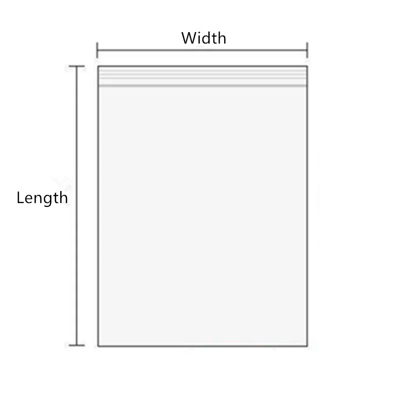 12x17cm 100pcs Clear More Thicker PE Zip-lock Bags - Zipper Grip Reusable Plastic Pouches Spare parts Daily Supplies Packaging 6