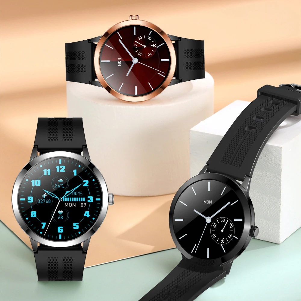 

Смарт-часы T6, 1,32 дюйма, IP68, Bluetooth, пульсометр, артериальное давление