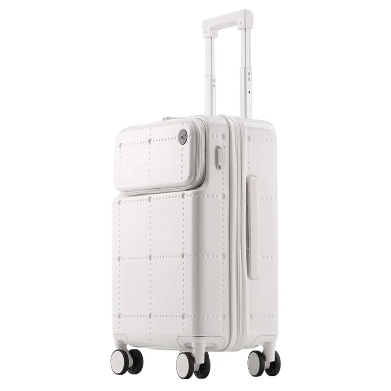 New Good-looking Front Opening Luggage Multifunctional Trolley Case Student Suitcase  Password Boarding Bag Travel Suitcase