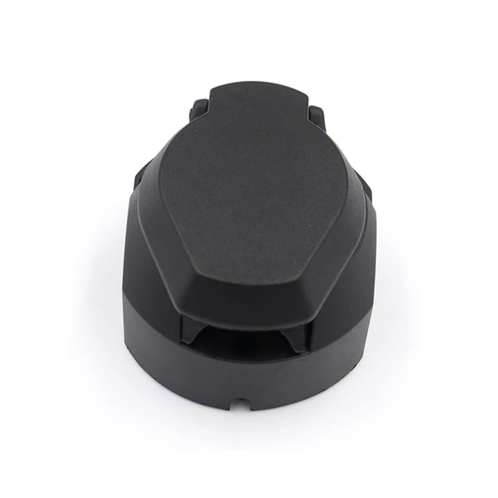 

For Recharge Panel Car Socket Flush Mount Wiring Connector Black Caravan DC 12V Towing Trailer 7 Pin Adapter Socket