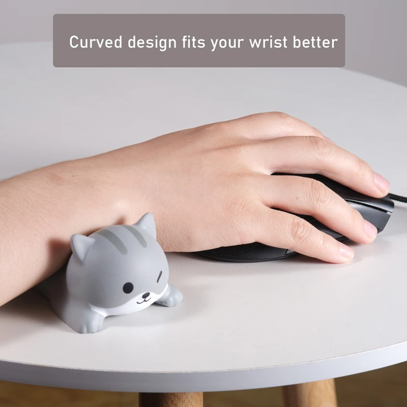 Bonito Apoio de Descanso de Pulso para Mouse Pad Computador Portátil Braço Resto para Mesa Ergonômico Kawaii Lento Subindo Brinquedos Mole Novo - Imagem 5