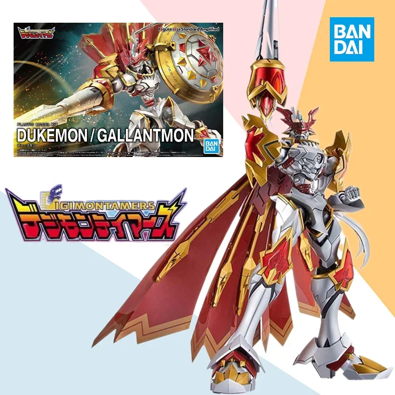 

Bandai Figure-rise Standard FRS Amiplified Digimon Adventure DUKEMON GALLANTMON model kit Assembly original toy gift for kids