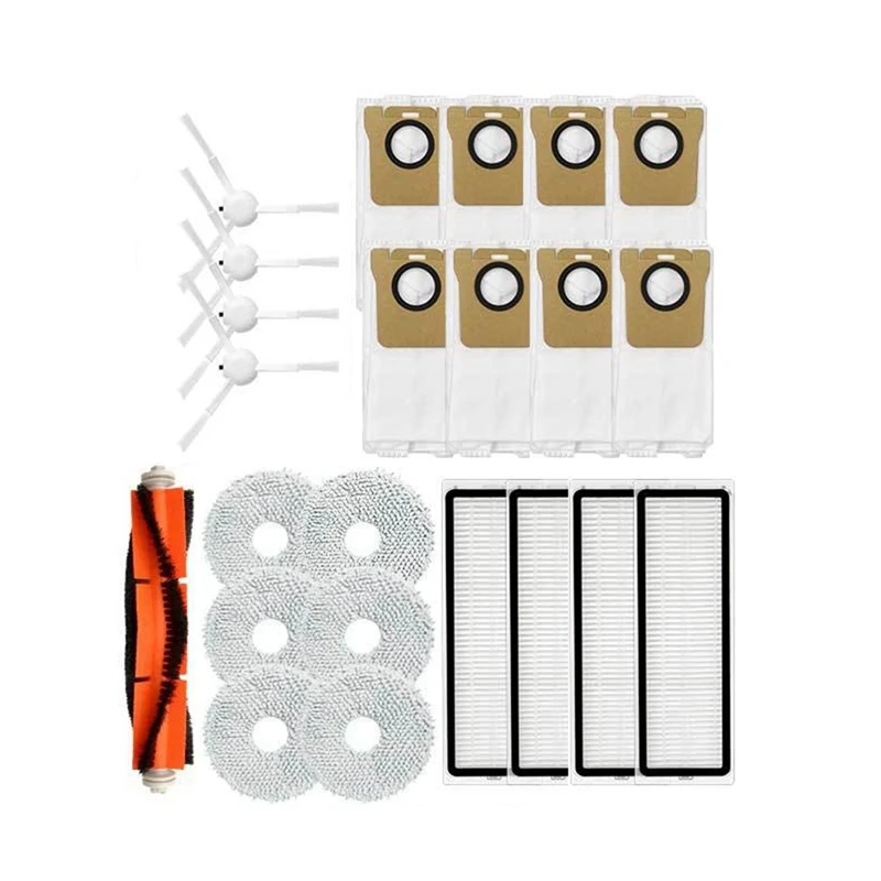 

Для Mijia Omni 1S B101CN основная боковая щетка Hepa фильтр Швабра пылесборник