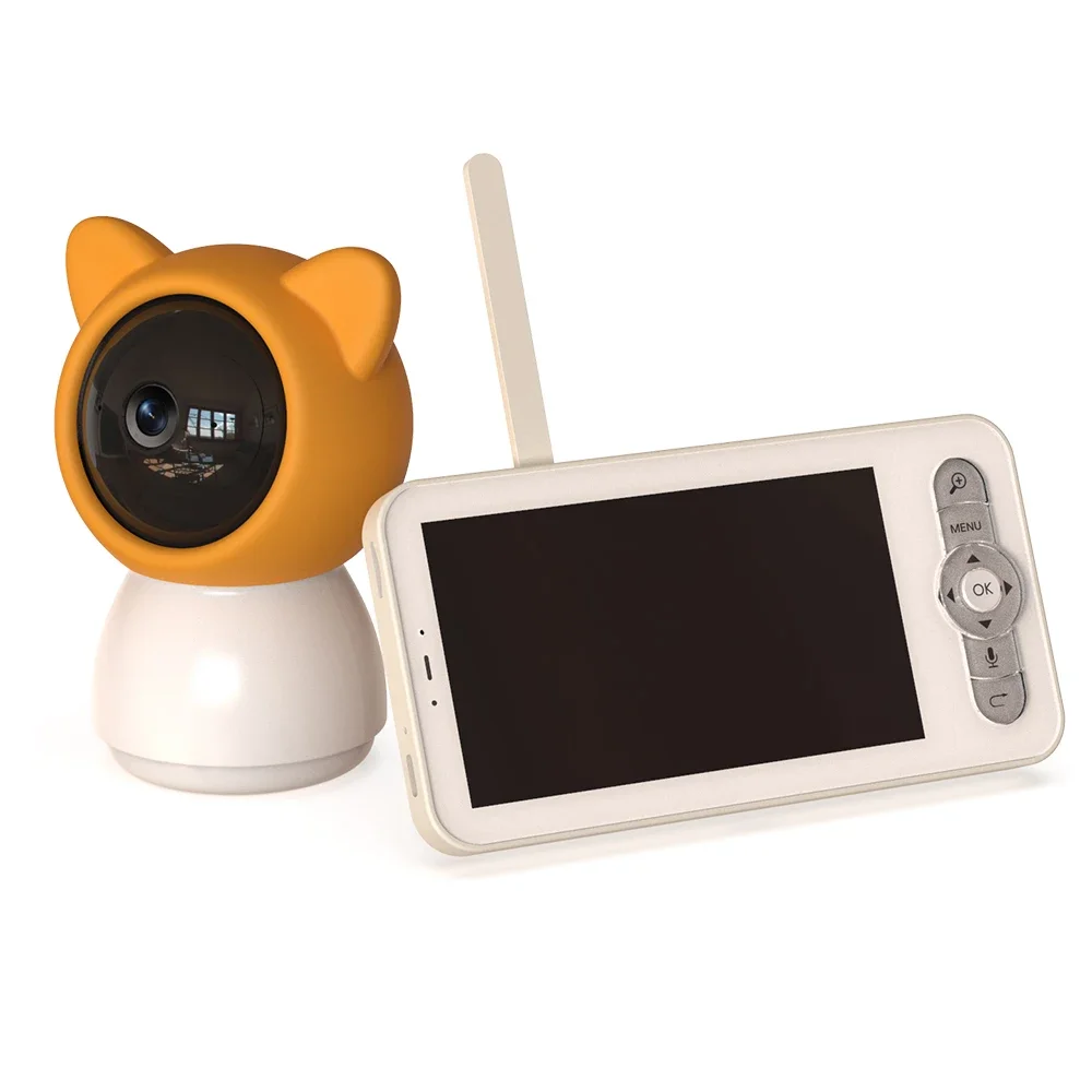 5-inch High Quality Baby Monitor New Design Two-ways Talking Voice Intercom APP Remote Infants Kids Sleeping Monitors