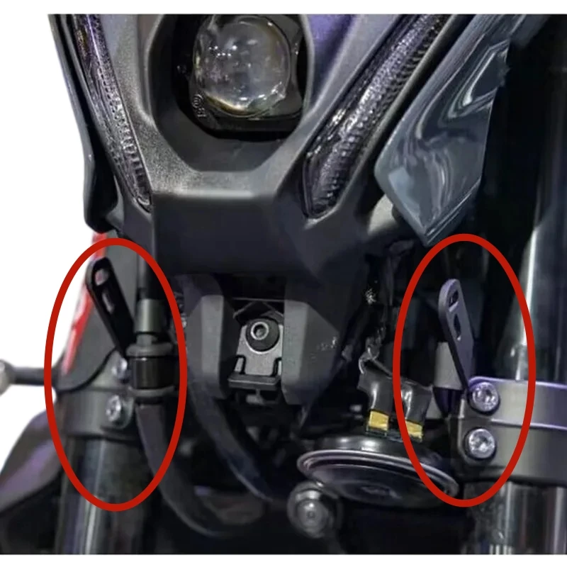 오토바이 스포트라이트 브래킷 스포트라이트 지지대 고정 브래킷 자동차 조명 액세서리 Yamaha MT 09 MT-09SP MT09 2021-2025