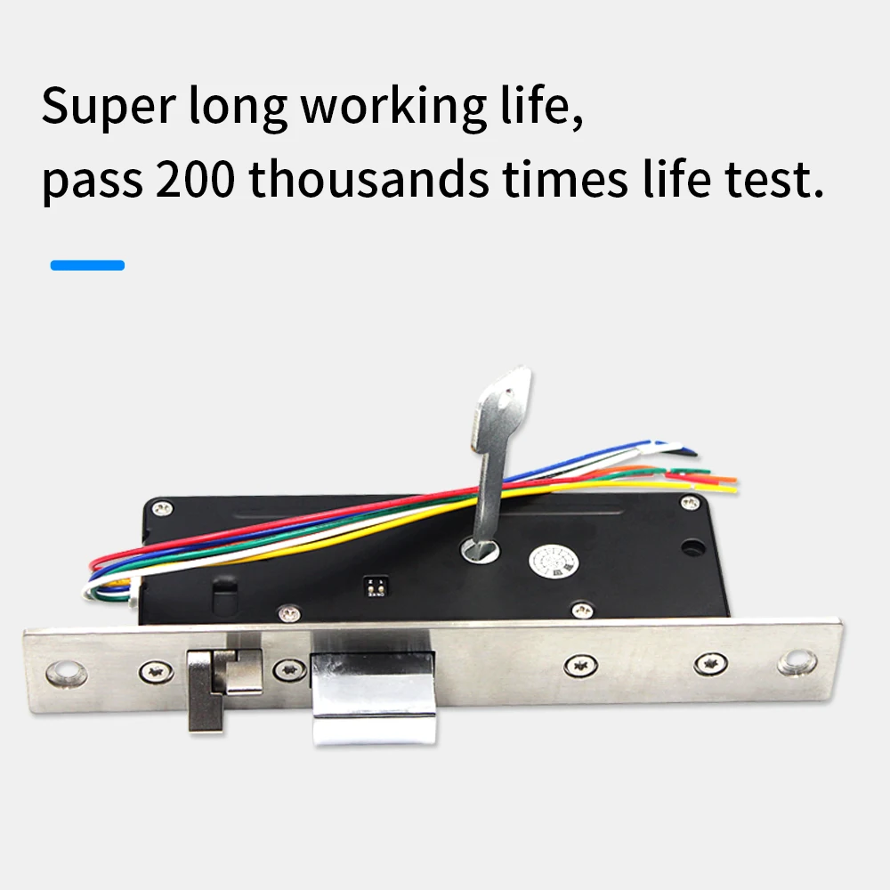 플러시 마운트 전자 모터 잠금 DC12V-24V, 키 포지셔너 포함, 음소거 마그네틱 볼트 문짝 림 잠금, 보안 전원 켜기 잠금 해제 유형