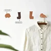 Adorable Animal-Shaped Solid Wood Wall Hooks in Black Walnut Model for Your Cozy Home Decor and Organization 1