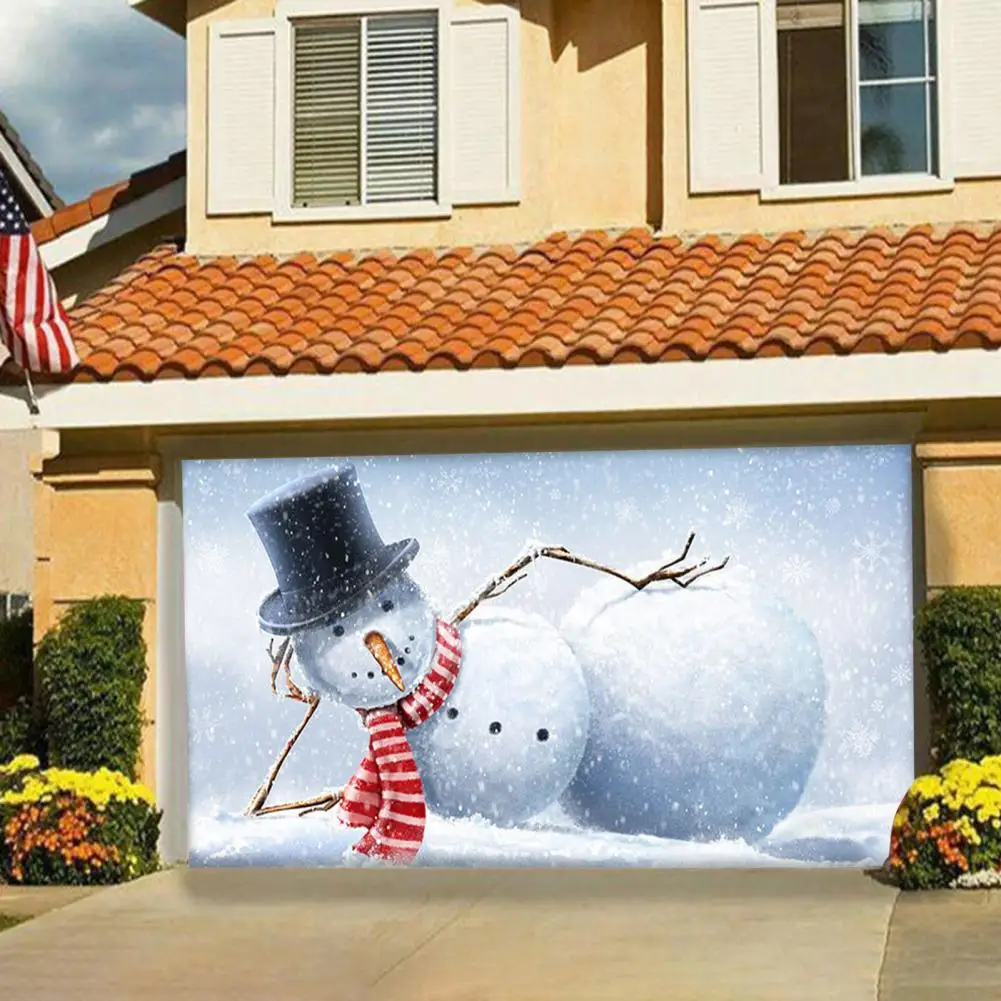 

Christmas Holiday Banner Modern Xmas Theme Party Holiday Backdrop Washable Christmas Festival Backdrop