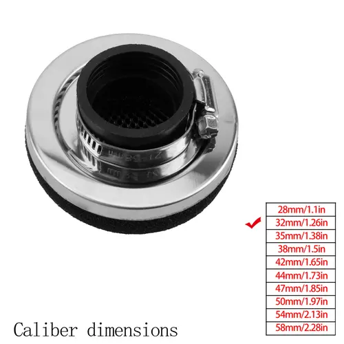 Motorcycle Air Filter Cleaner Air Filter 2 Stroke Engine Dirt Pit Bike Scooter 28/32/35/38/42/45/50/54/58MM Moto Parts - Image 7