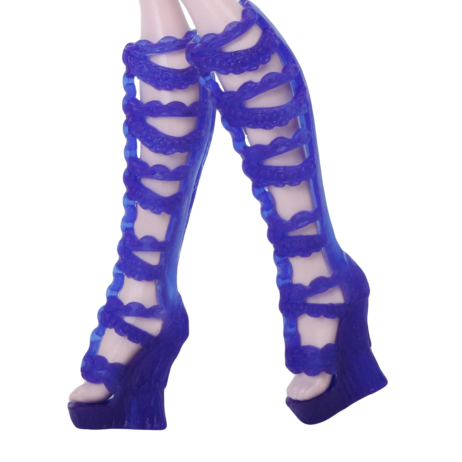 1 Pairs Fashion Shoes Mixed High Heels Sandals Boot Accessories for Monster High Doll Clothes for Ever After Doll Kid Toy